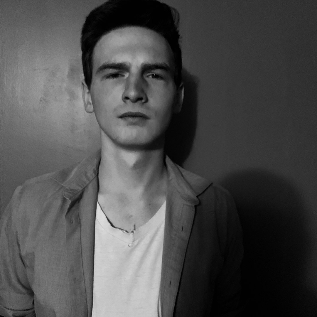 Portrait of a charming man celebrity