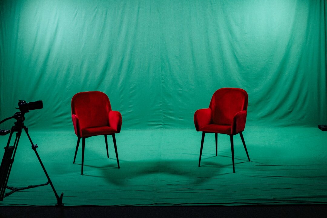 author interview on stage