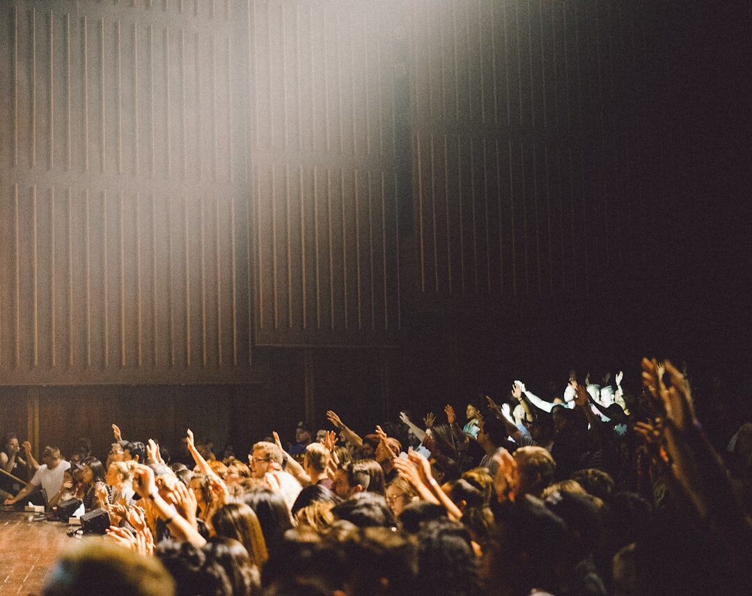 audience in theater seats