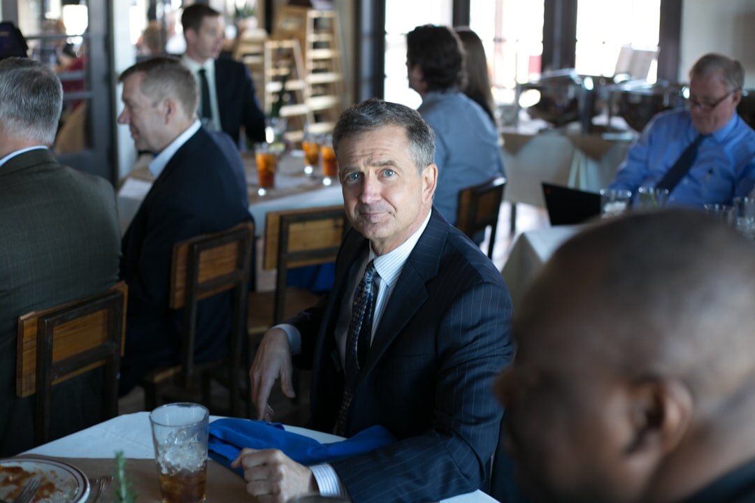 mayor in suit at press conference